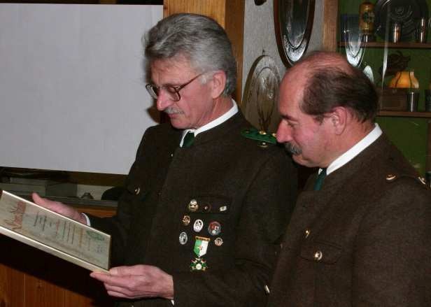 Xaver Laußer (links); Günter Beyer (rechts)